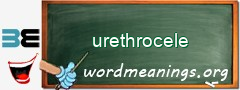 WordMeaning blackboard for urethrocele